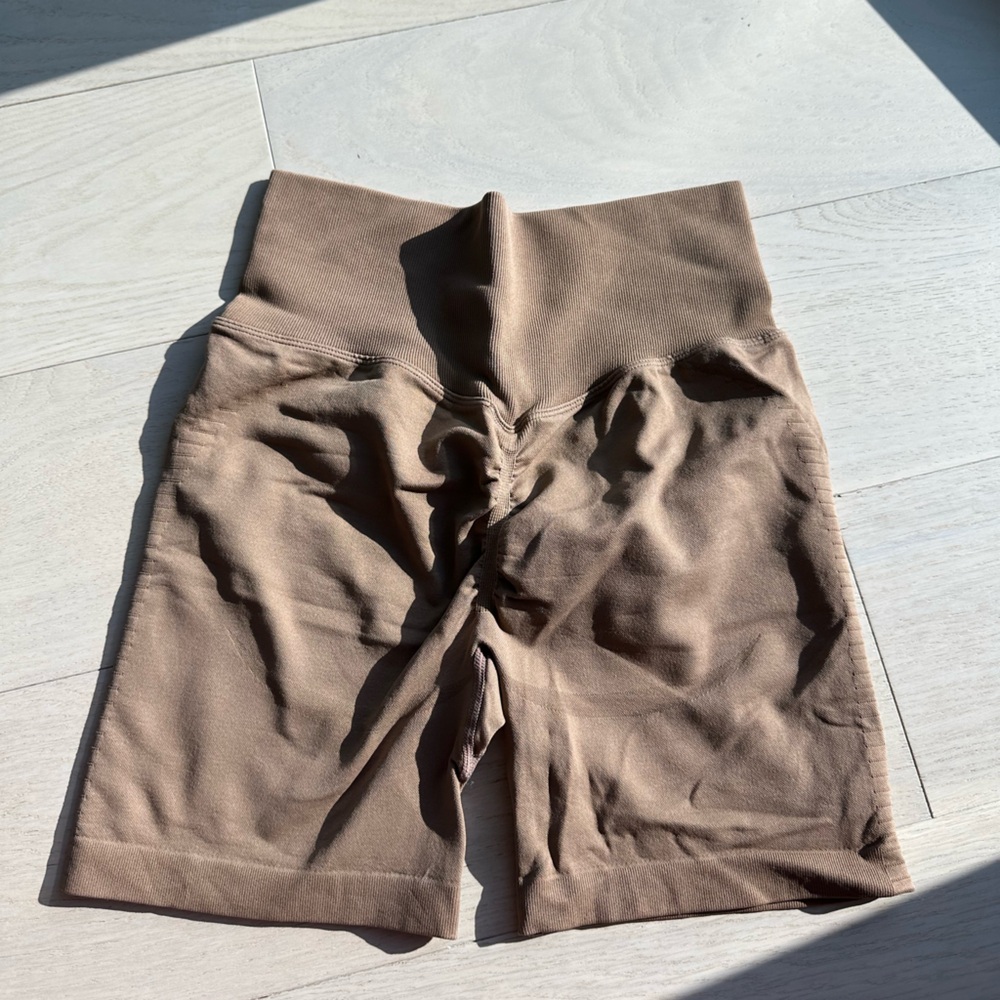 Brown gym shorts